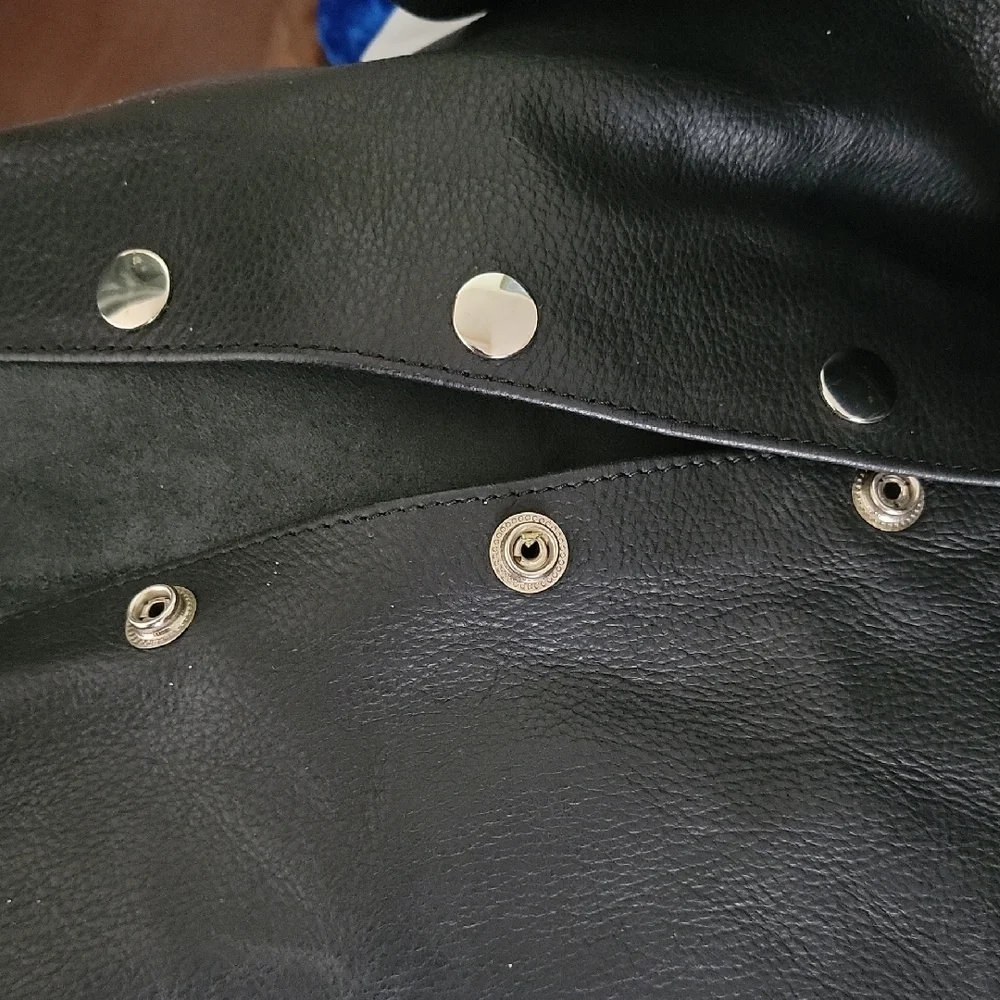 Black Leather Riding Chaps - Picture 11 of 12